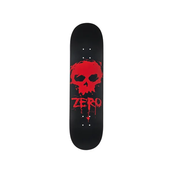 ZERO DECK BLOOD SKULL R7 BLACK DIPPED 8.25 X 31.9 WB 14.25